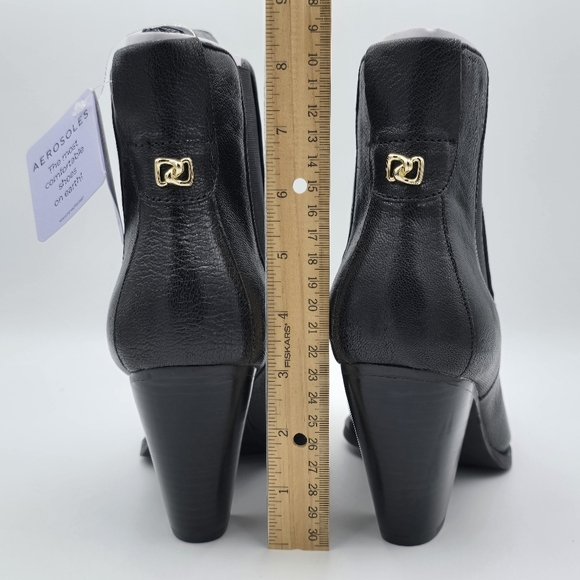 NWT AEROSOLES Lido Mid-Calf Pull-On Heeled Booties, Women's 11M - Picture 8 of 16